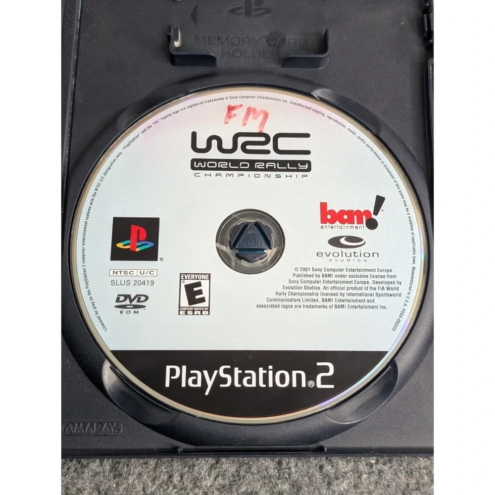 WRC World Rally Championship PlayStation 2 PS2 Tested Video Racing Game Used